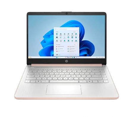 HP 14-DQ6015DX CEL-N150/4GB/128GB UFS/HD/ING/ROSE GTA 90 DIAS (ENT 24 A 48HS)