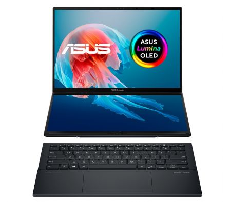 NOTEBOOK ASUS ZENBOOK DUO UX8406CA ULTRA 9-285H/32GB/1TB/14"/3K/OLED/120HZ/ES (ENT. 24 A 48HS)