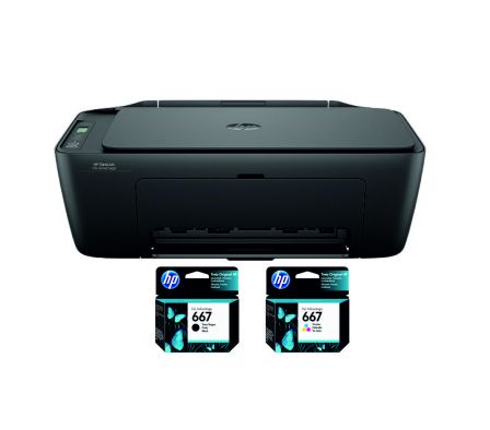 HP DESKJET INK ADVANTAGE 2874 + CARTUCHO 667 NEGRO + CARTUCHO 667 TRICOLOR