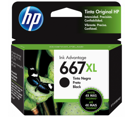CARTUCHO HP 667XL NEGRO