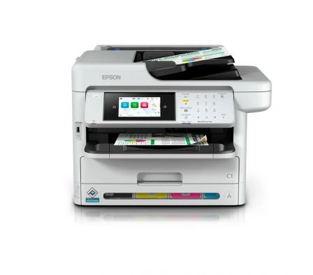 IMP EPSON WORKFORCE PRO WF-C5891 4X1 I/S/C/F COLOR WIFI+RED (Ent 24 a 48hs)
