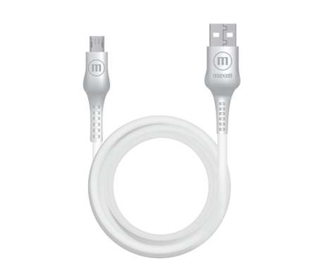 MAXELL CABLE MICRO USB BLANCO