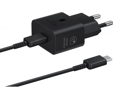 SAMSUNG ADAPTADOR 25W C/ CABLE BLACK