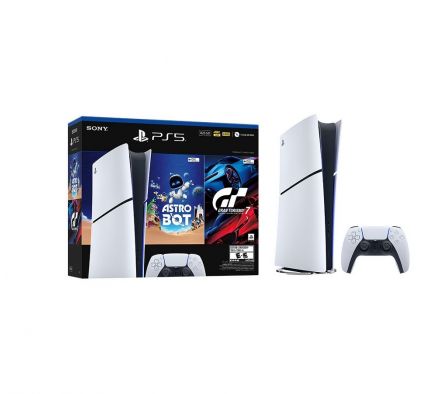 SONY PLAYSTATION 5 DIGITAL SLIM CFI-2115B 4K 825GB + GRAN TURISMO 7 + ASTROBOT (ENT 24 A 48HS)
