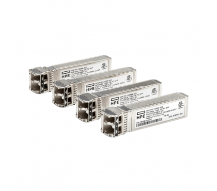 HPE MSA 16GB SHORT WAVE FIBRE CHANNEL SFP+ 4‑PACK TRANSCEIVER (Entrega en 48Hs.)
