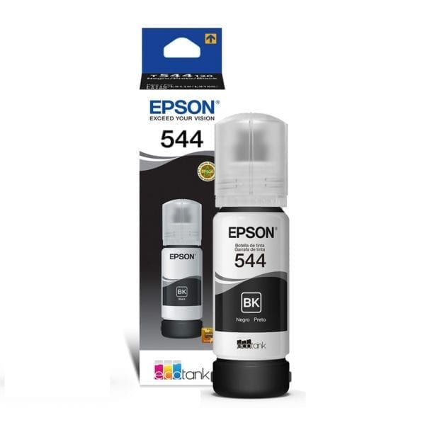 TINTA EPSON NEGRO 65ML T544 P/ EcoTank L 3210, L 3250, L 5290